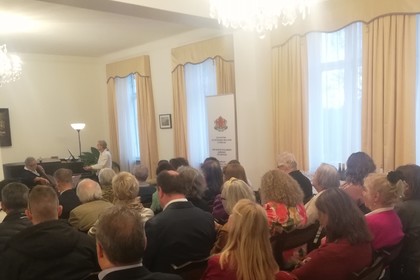 Wine tasting of Bulgarian wines at the Embassy of Bulgaria in Stockholm